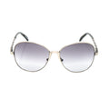 Buddhist Punk Sunglasses Rectangular Antique Silver and Grey