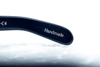 Buddhist Punk Sunglasses Rectangular Navy and Grey
