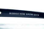 Buddhist Punk Sunglasses Rectangular Navy and Grey