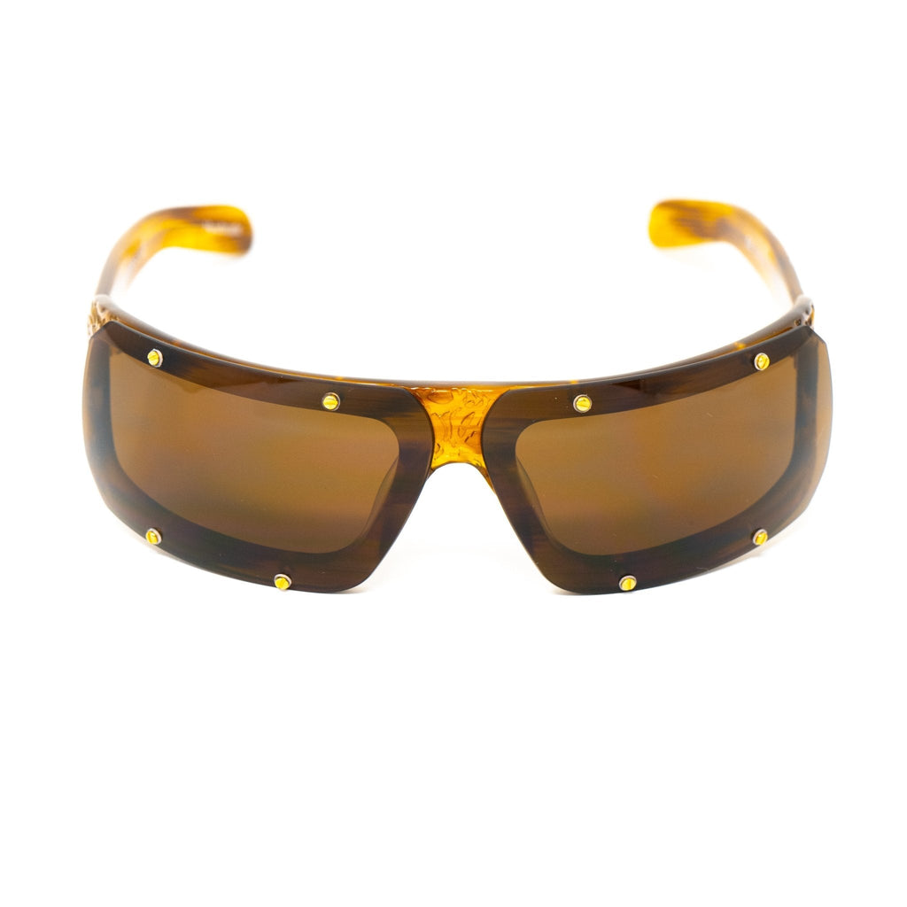 Buddhist Punk Sunglasses Rectangular Tortoise Shell and Brown 6BP2C2TSHELL