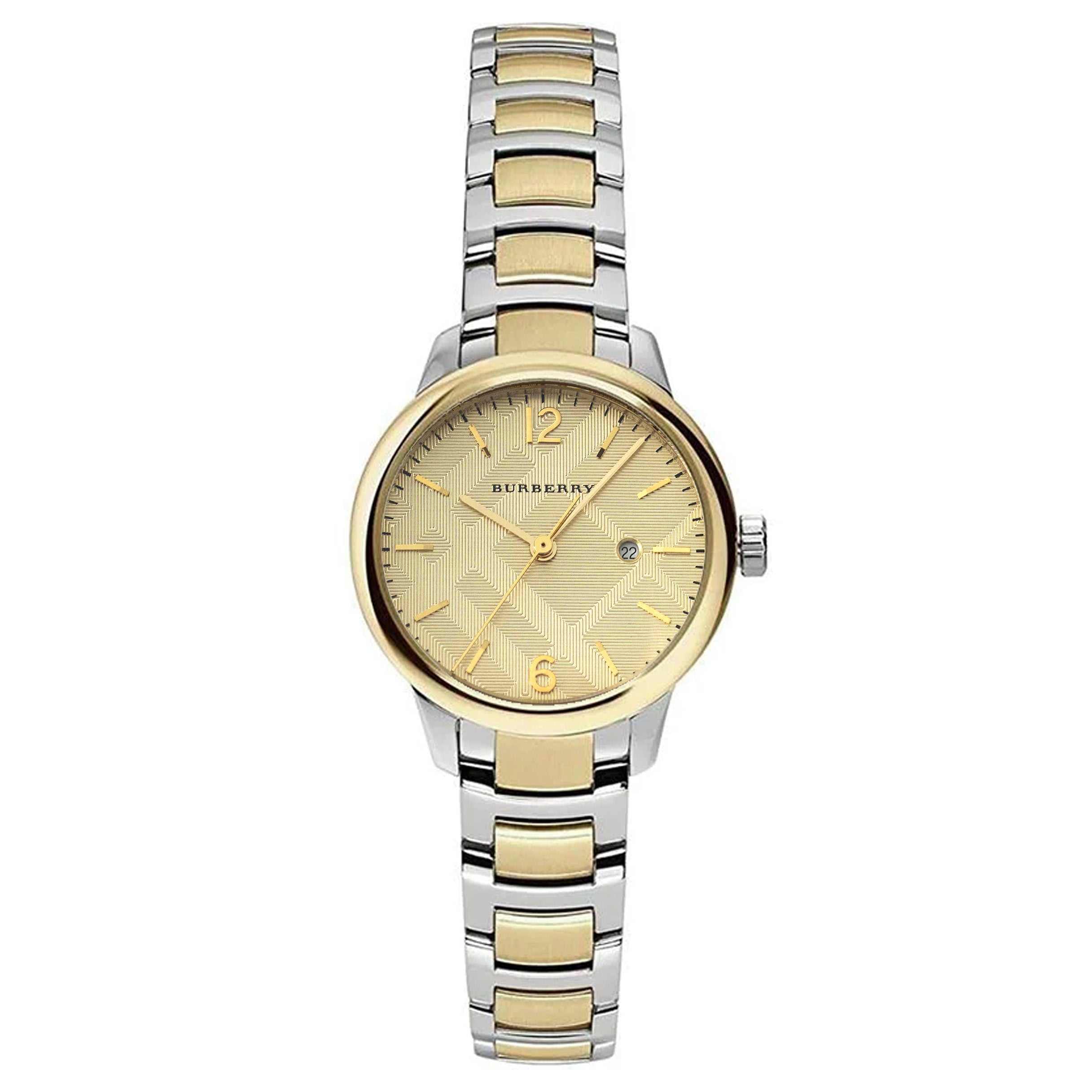 Burberry Ladies Watch Swiss Classic Two Tone 32mm