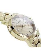 Burberry Ladies Watch The City 34mm Champagne Gold