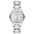 Burberry Ladies Watch 34mm Check Stamped Silver