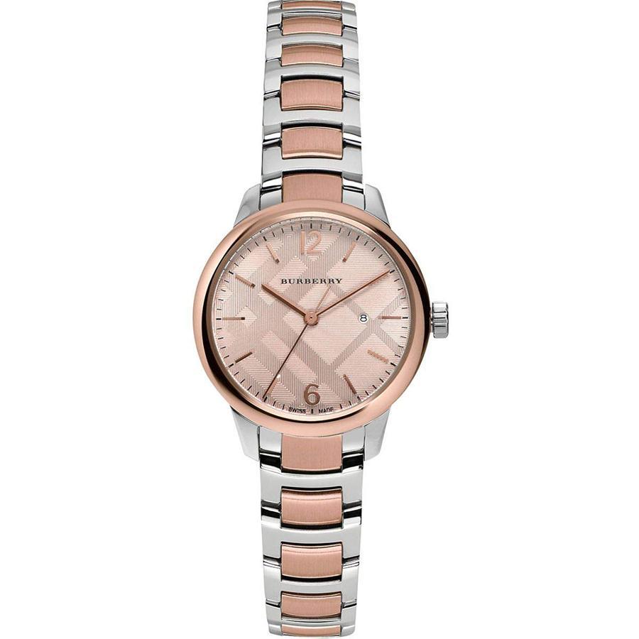 Burberry Ladies Watch Swiss Classic Two Tone