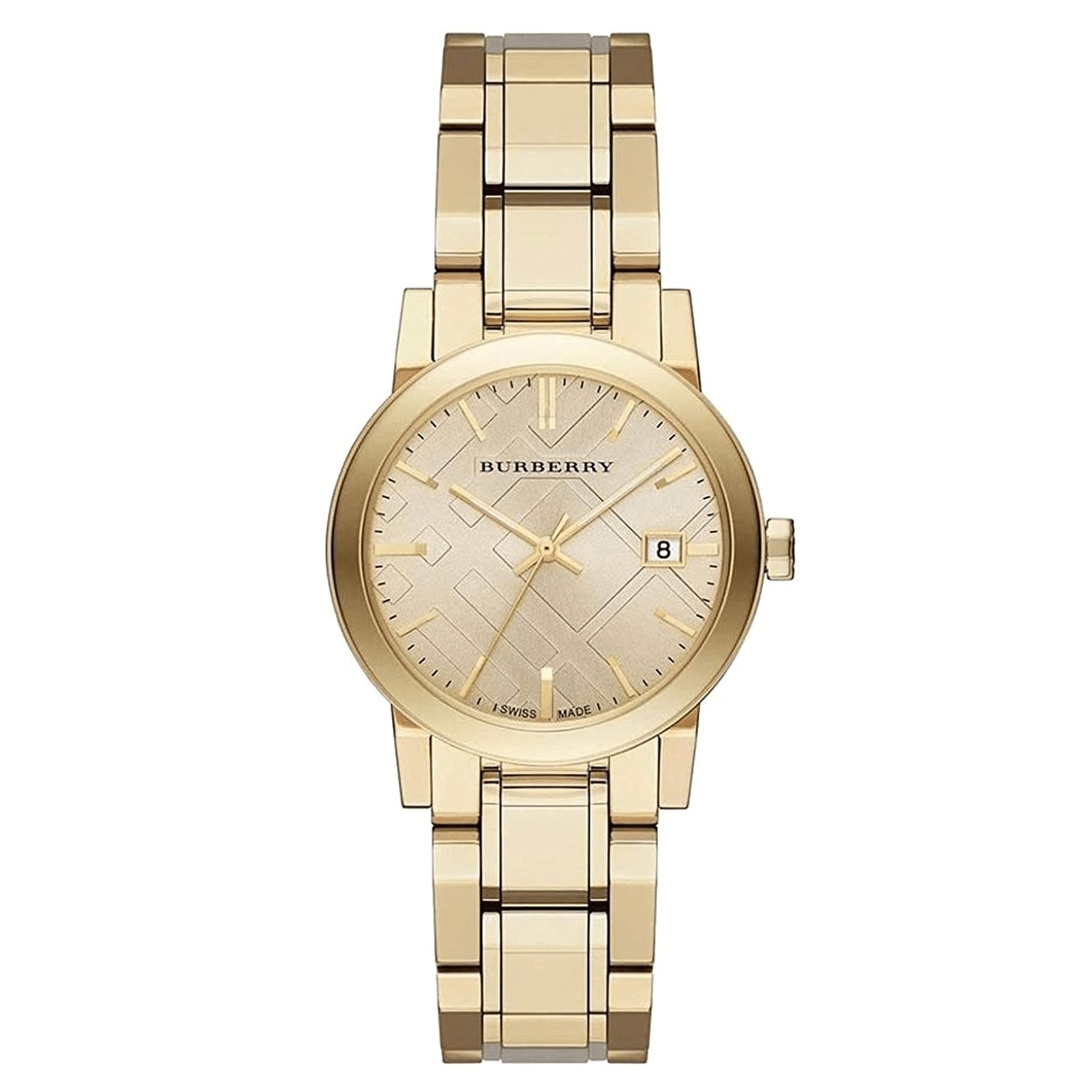 Burberry Ladies Watch The City 34mm Champagne Gold