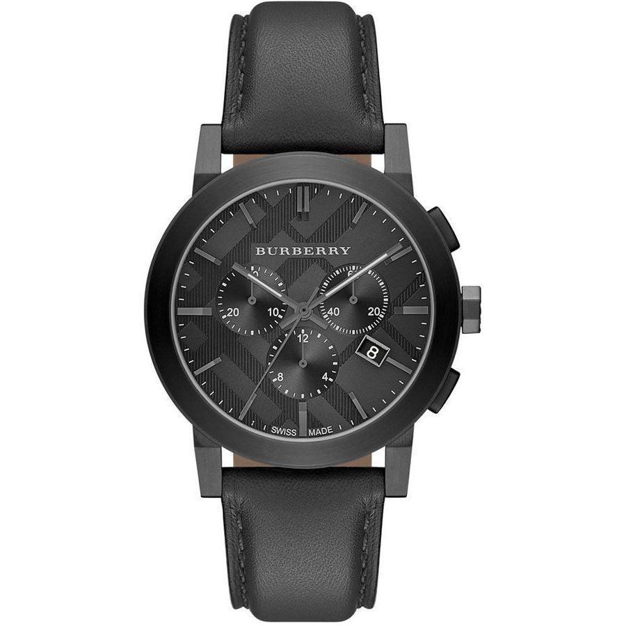 Burberry Men's Watch Chronograph The City Black