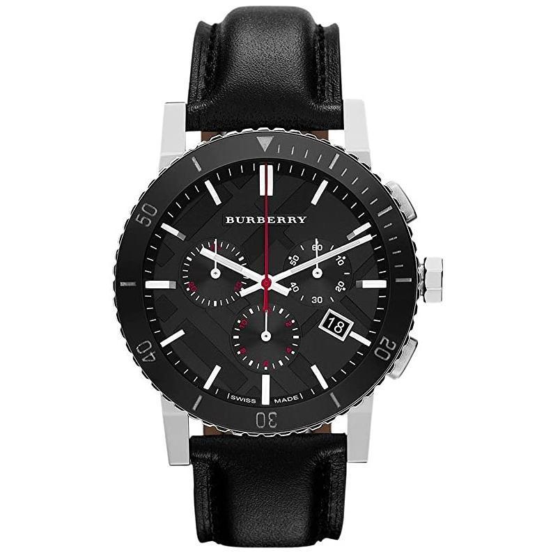 Burberry Men's Watch Chronograph The City Black