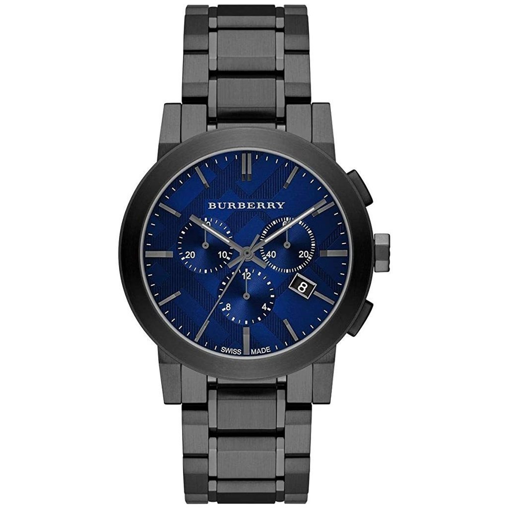 Burberry Men's Watch Chronograph The City 42mm Gun Metal