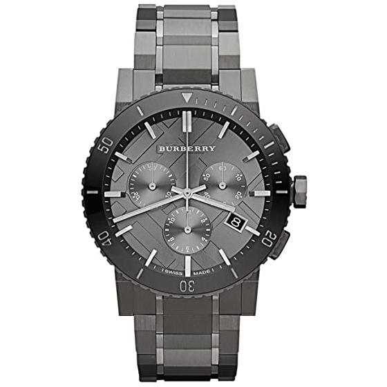 Burberry Men's Watch Chronograph 42mm The City Gunmetal Grey
