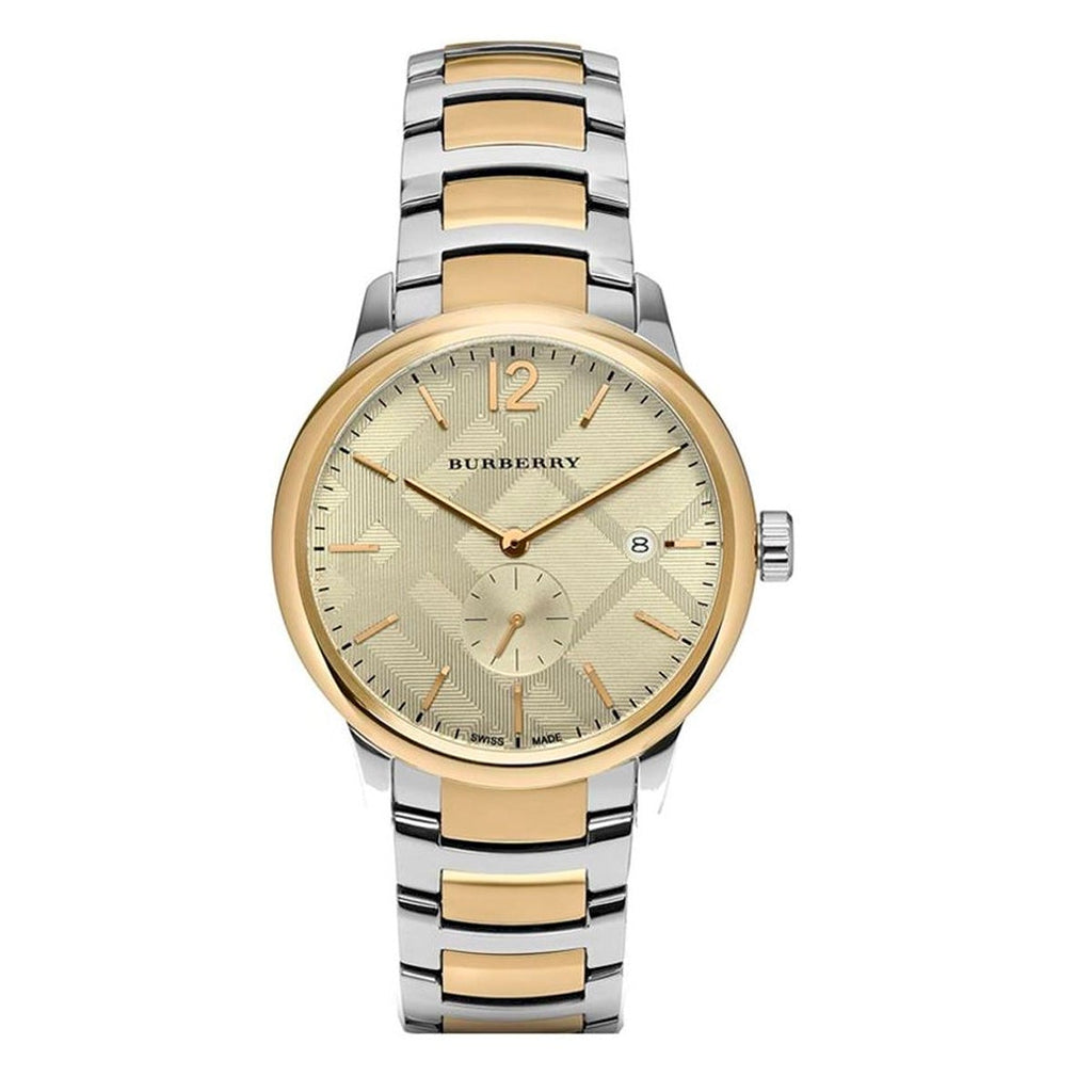 Burberry Men's Watch The Classic 40mm Two Tone Gold