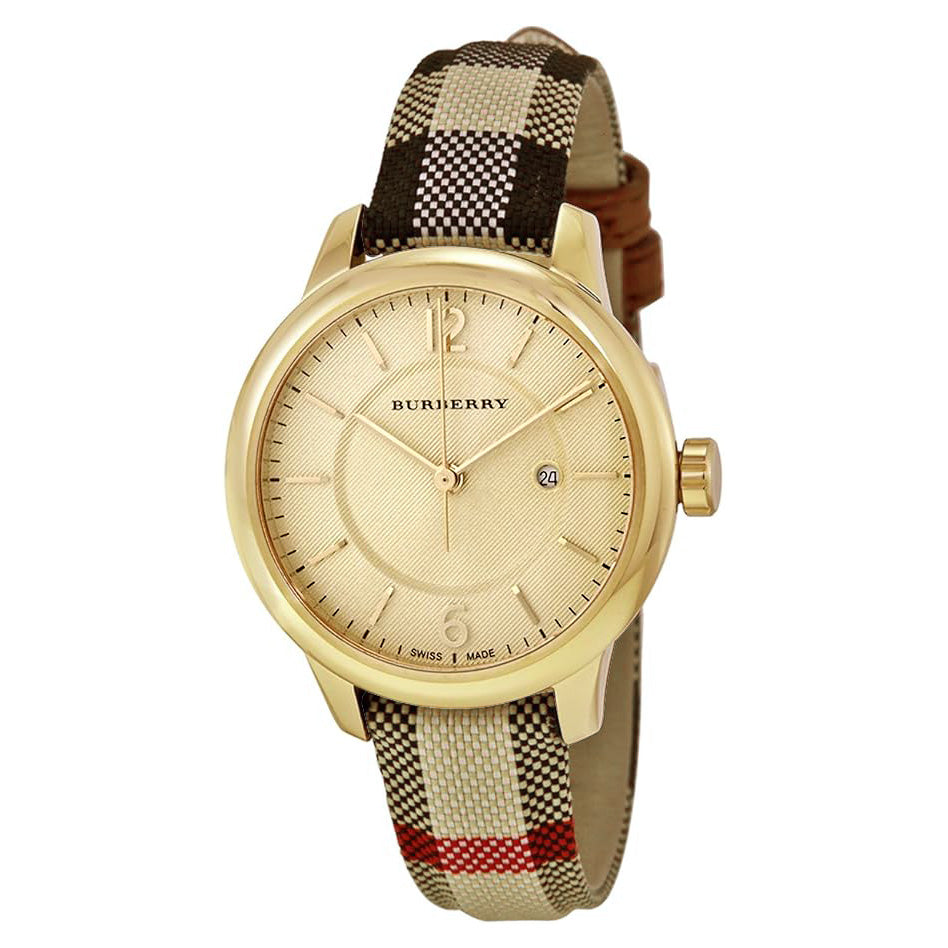Burberry Ladies Watch The Classic 32mm Yellow Gold