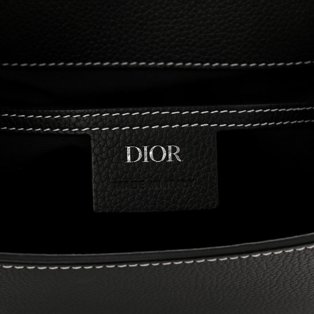 Grained Calfskin Maxi Gallop Backpack Black