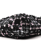 Tweed Patchwork Quilted Small Chanel 22 Black Pink White