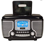 Crosley Corsair Tabletop Am/fm Bluetooth Radio With Cd Player And Dual Alarm Clock