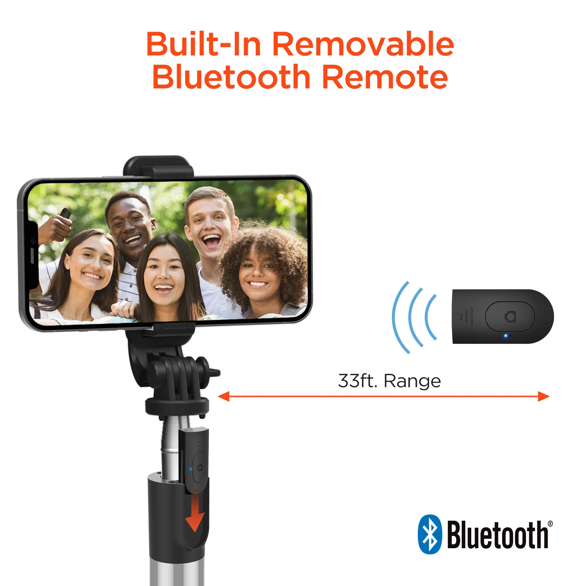 Snapshot Wireless Selfie Stick + Tripod