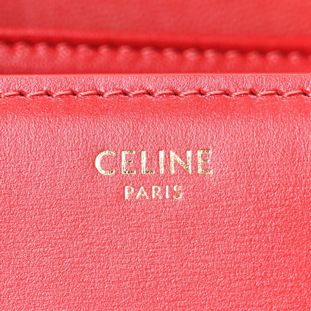 Shiny Calfskin Teen Triomphe Red