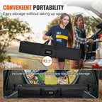 Projector Screen with Stand 150inch Portable Movie Screen 16:9 4K HD Wide Angle Outdoor Projector Screen Stand Easy Assembly with Storage Bag for Home Theater Office Outdoor Use