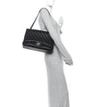 Caviar Maxi Single Flap Black