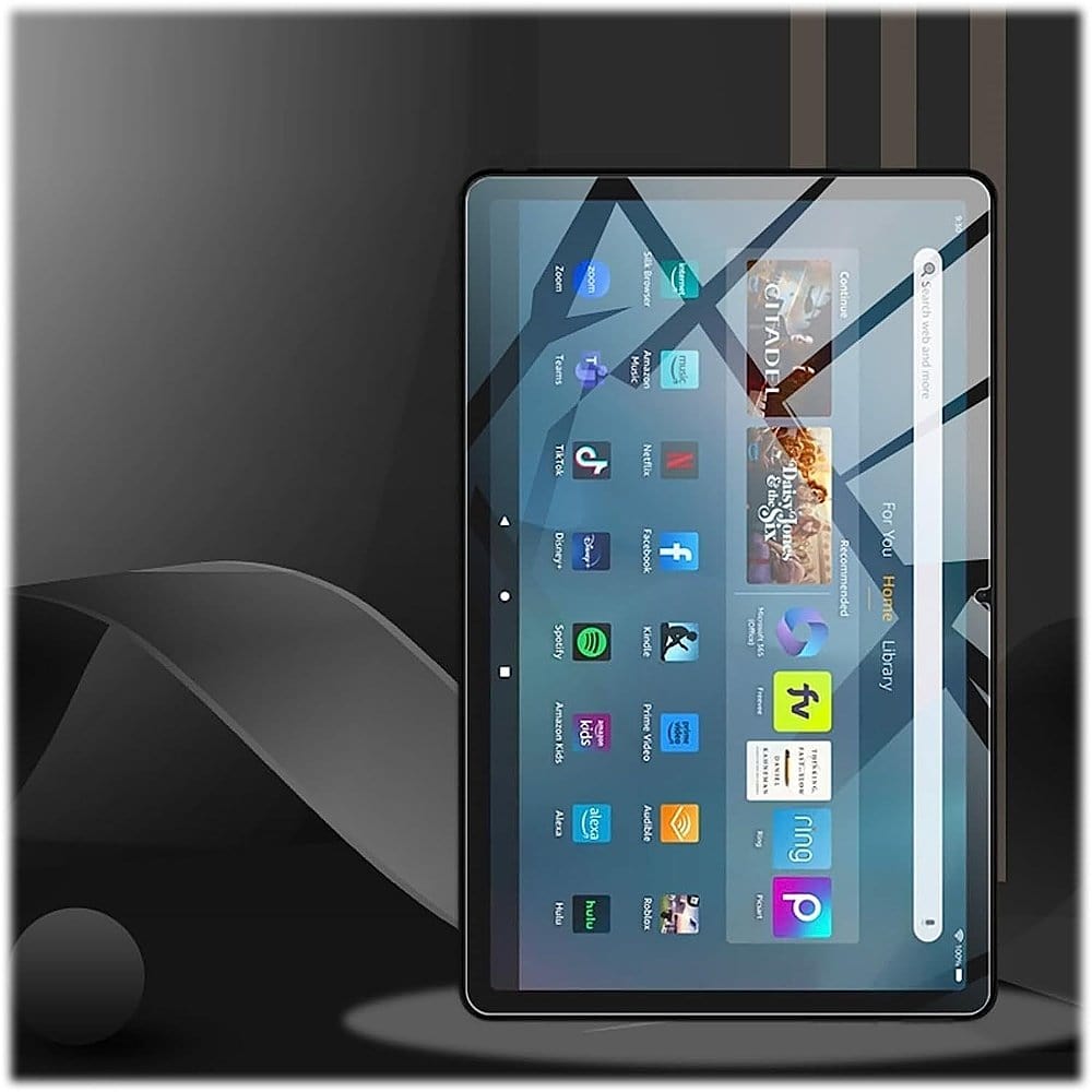 SAHARA - ZeroDamage Ultra-Strong Tempered Glass Screen Protector - Amazon Fire HD 10 (2023)
