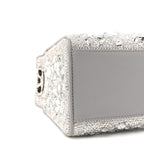 Crystal Mini Le Troisieme Shopping Bag Grey