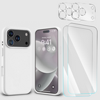 Entronix Bundle Compatible with iPhone 17 Pro Max - Liquid Silicone Case, 2 Clear Screen Protectors & 2 Camera Lens Protectors