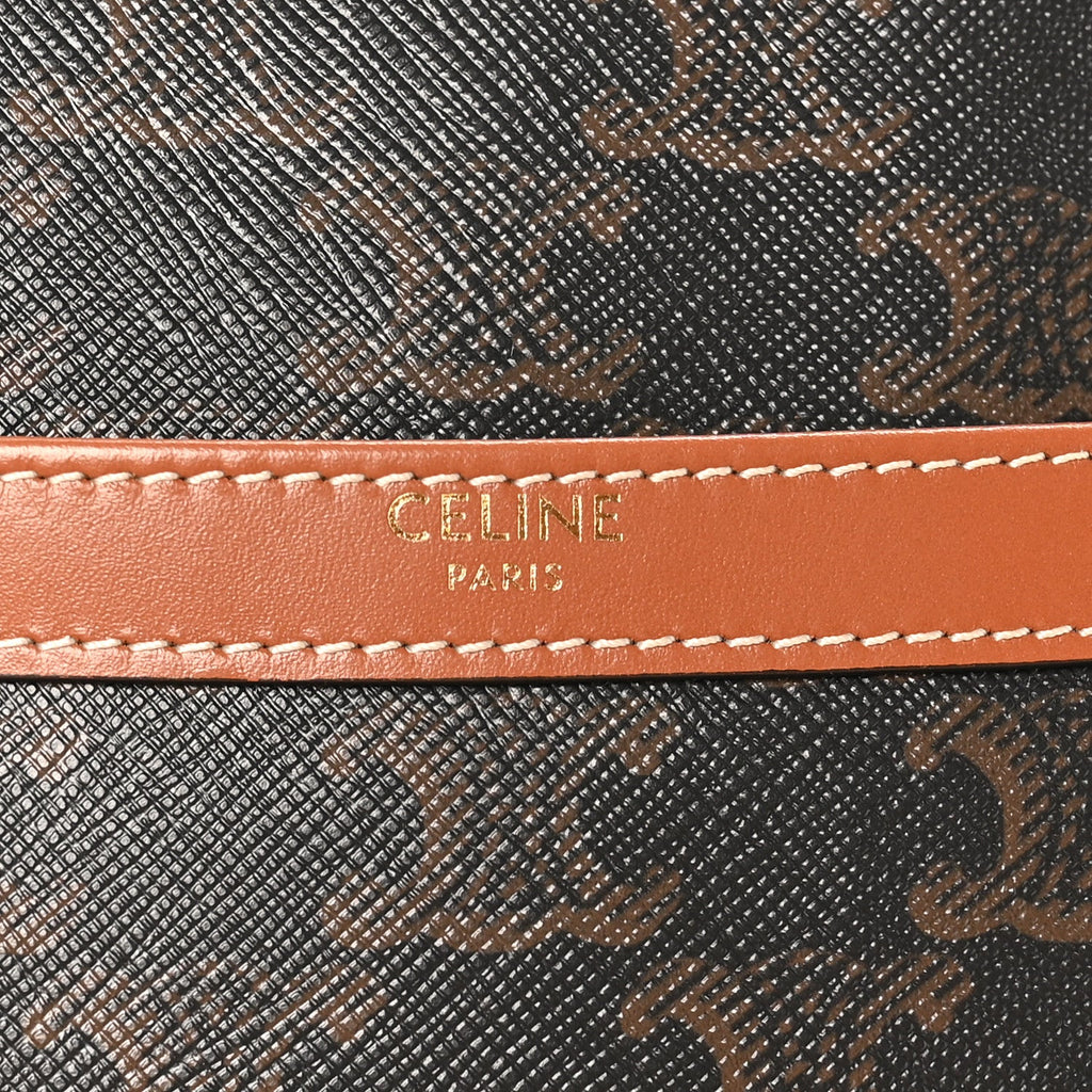 Triomphe Canvas Calfskin Medium Patapans Tan