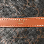 Triomphe Canvas Calfskin Medium Patapans Tan
