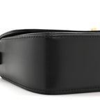 Box Calfskin 30 Montaigne Avenue East West Mini Bag Black