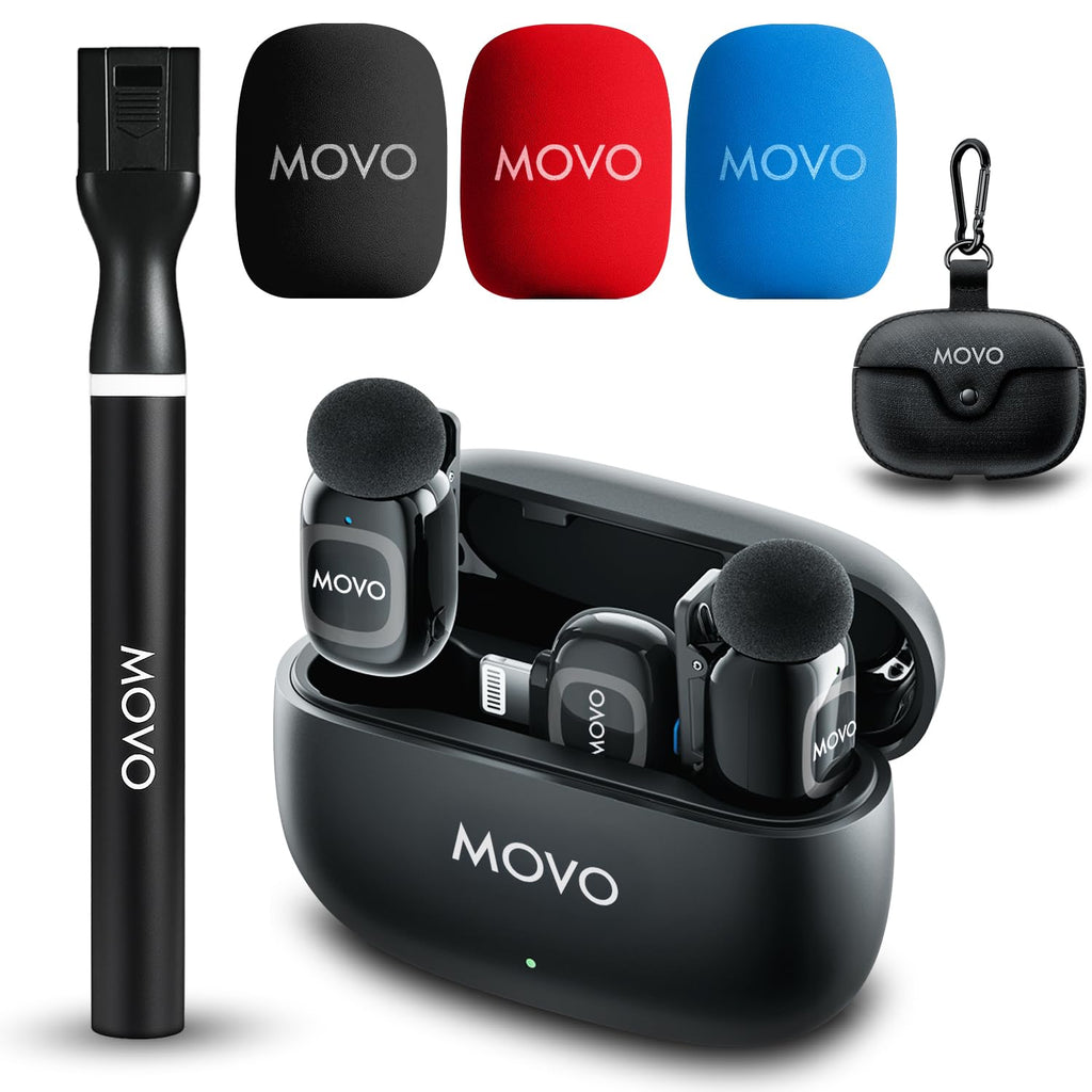 Movo NanoMic-L Lightning Wireless Mic With Handle