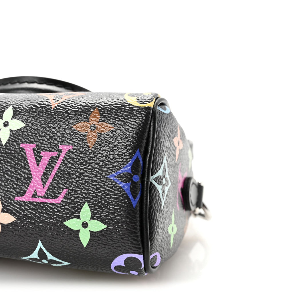 LV X TM Monogram Multicolor Nano Speedy Black