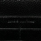 Grain De Poudre Matelasse Chevron Monogram Chain Wallet  Black