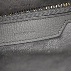 Baby Drummed Calfskin Micro Luggage Kohl
