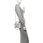 Ostrich Vanity Chain Pouch
