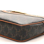 Triomphe Canvas Calfskin Medium Patapans Tan