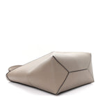 Grained Calfskin Medium Puzzle Fold Tote Taupe