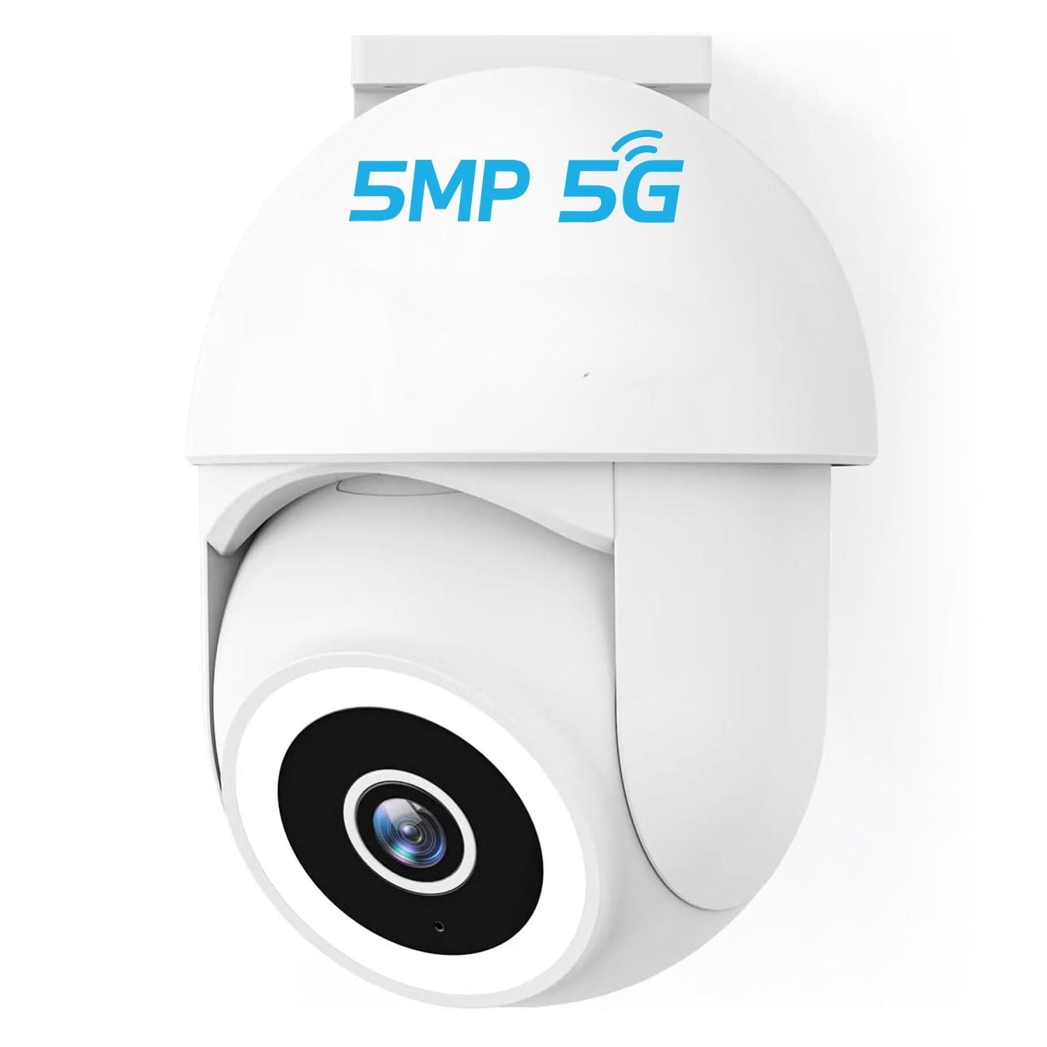 5MP 3K Outdoor Security Camera, Dual-Band WiFi Smart Cam with AI Motion Detection, Color Night Vision, Spotlight & Siren, Two-Way Talk, Works with Alexa & Google Home