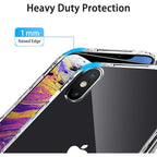 Entronix Case Compatible with iPhone XS/X - [Hard Back] Thick Clear