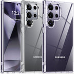 Entronix Case Compatible with Galaxy S21 Ultra - [Hard Back] Clear Cover
