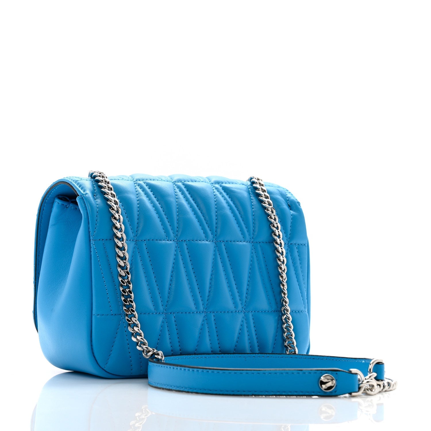 Nappa Quilted Virtus Bag Blue