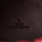 GG Shadow Monogram Mini Bucket Bag Rosso Ancora Red
