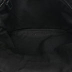 Nylon Monogram Small Flat Messenger Bag Black