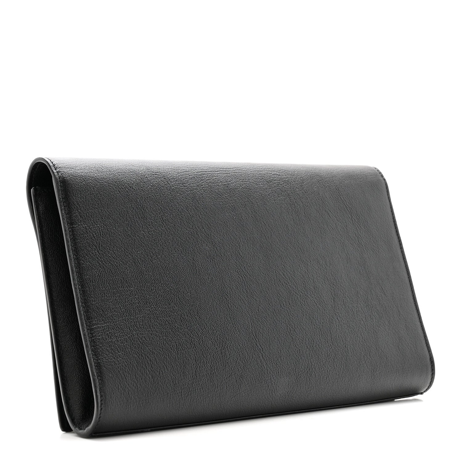 Calfskin Monogram Large Belle De Jour Clutch Black