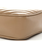 Calfskin Matelasse Monogram Lou Camera Bag Dark Beige