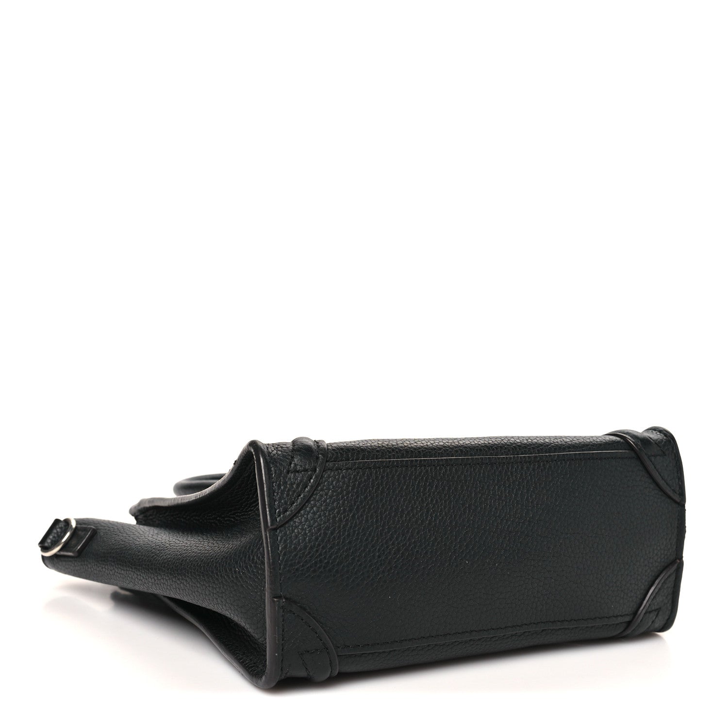 Pebbled Calfskin Nano Luggage Black