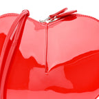 Patent Calfskin Le Coeur Bag Rouge Vermillon