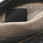 Microguccissima Mini Bree Messenger Bag Black