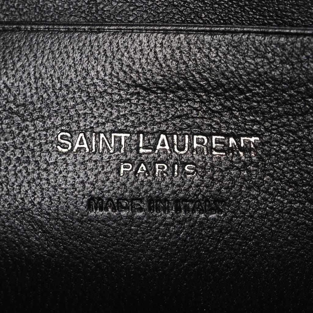 Calfskin Matelasse Monochrome Monogram Mini Lou Camera Bag Black