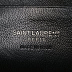 Calfskin Matelasse Monochrome Monogram Mini Lou Camera Bag Black