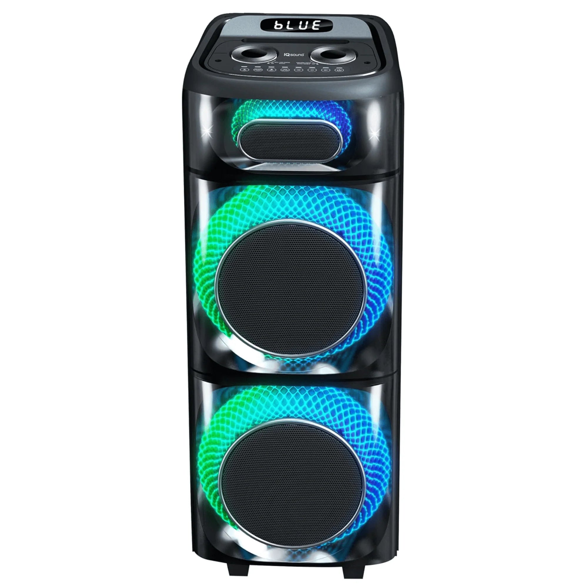 Torusflex 2X10-Inch Portable Bluetooth DJ Speaker