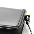 Smooth Calfskin Small Solferino Satchel Black